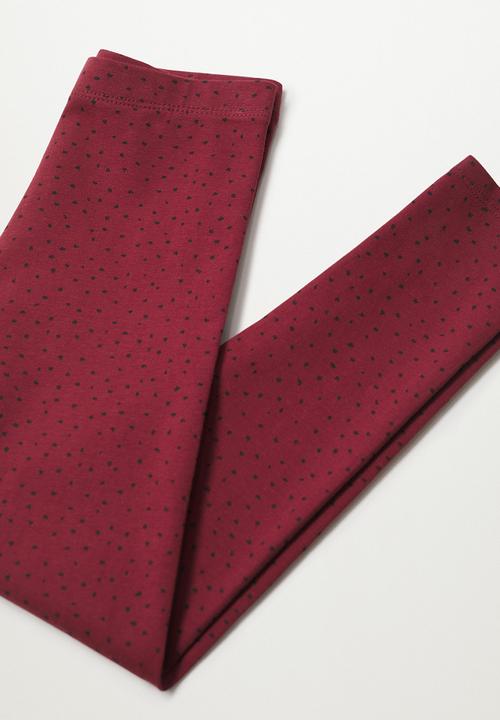 MANGO - Leggings eliop - red