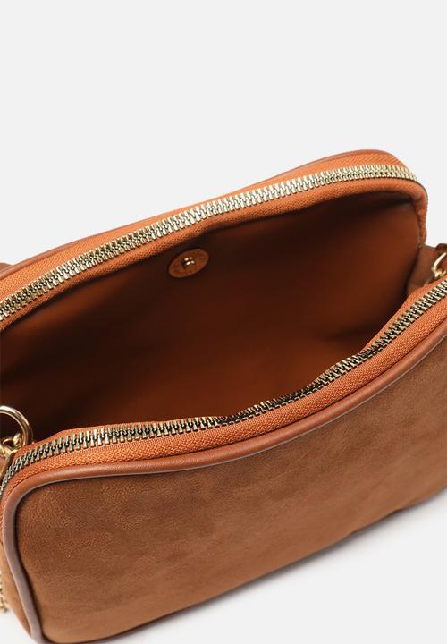 Trendyol - Soft feel pu crossbody bag - tobacco