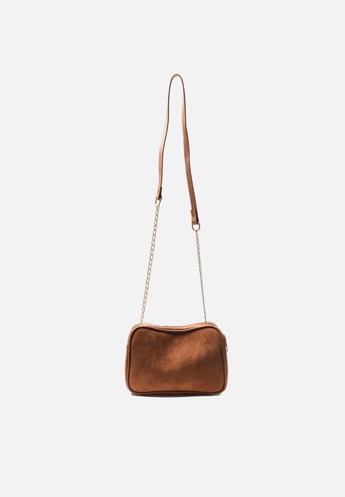 Trendyol - Soft feel pu crossbody bag - tobacco