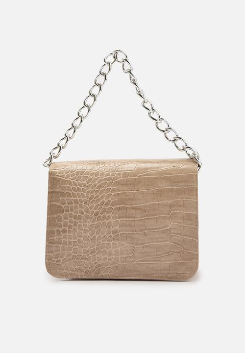 Trendyol - Chain detail crossbody bag - beige