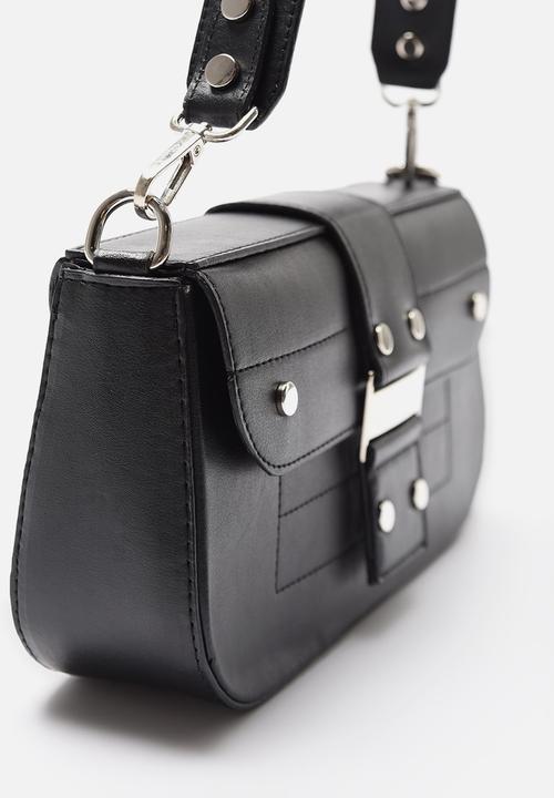 Trendyol - Buckle detail underarm bag - black