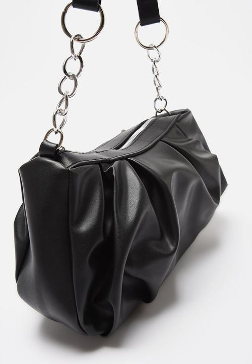 Trendyol - Ruched underarm bag - black