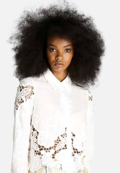 Dahlia - Lila Embroidered Blouse