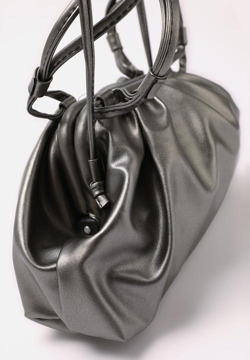 Trendyol - Metallic crossbody bag - gray