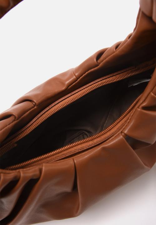 Trendyol - Ruched underarm bag - tobacco