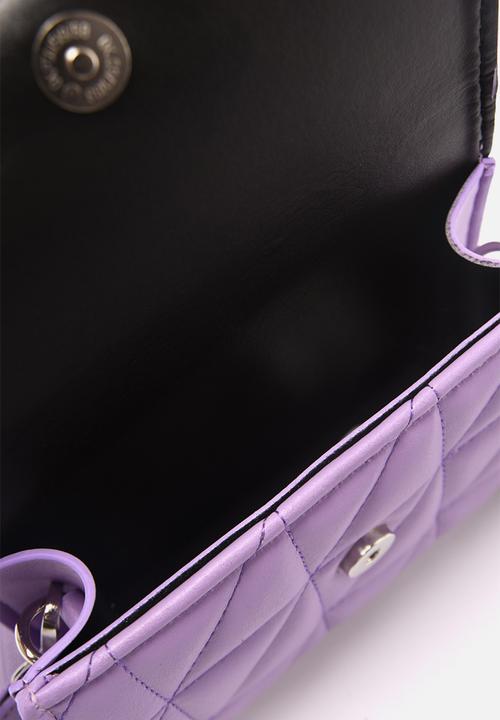 Trendyol - Triangular quilt crosdbody bag - purple