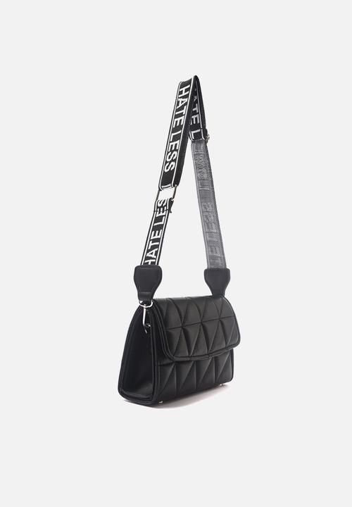 Trendyol - Triangular quilt crosdbody bag - black