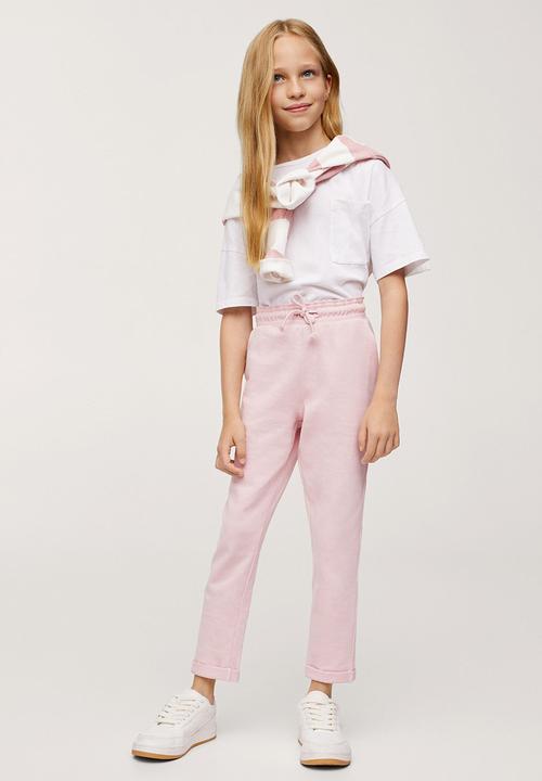 MANGO - Trousers viena - pink