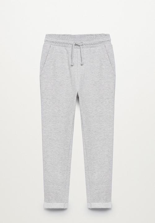 MANGO - Trousers viena 2-pack - grey & black