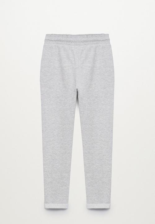 MANGO - Trousers viena 2-pack - grey & black