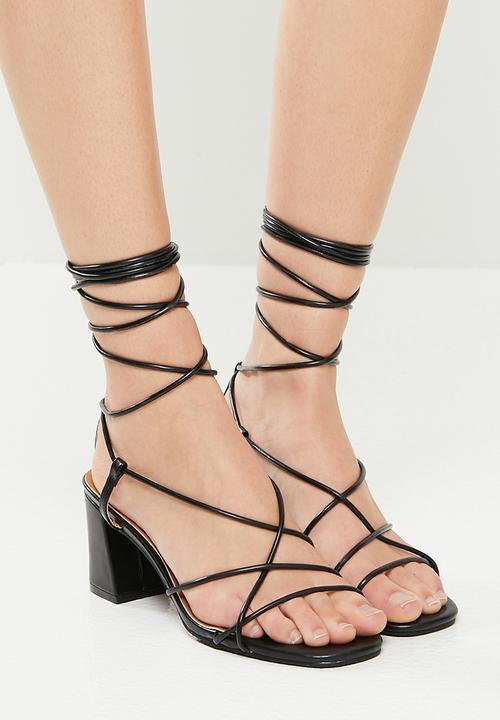Superbalist - Kenlani open block heel - black