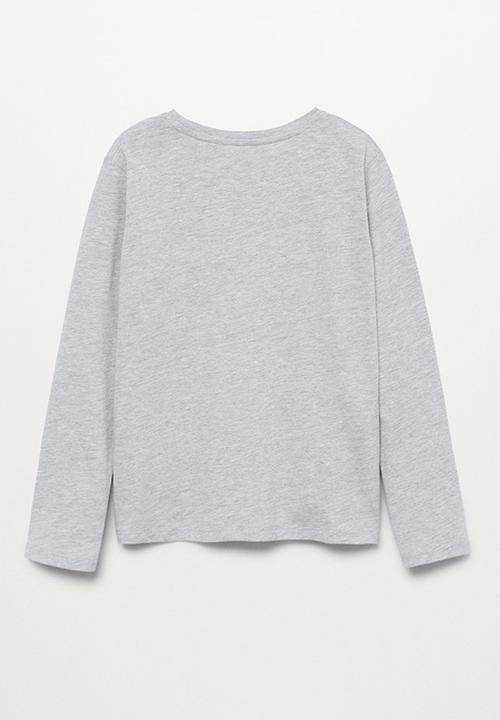 MANGO - Blouse lolly - grey