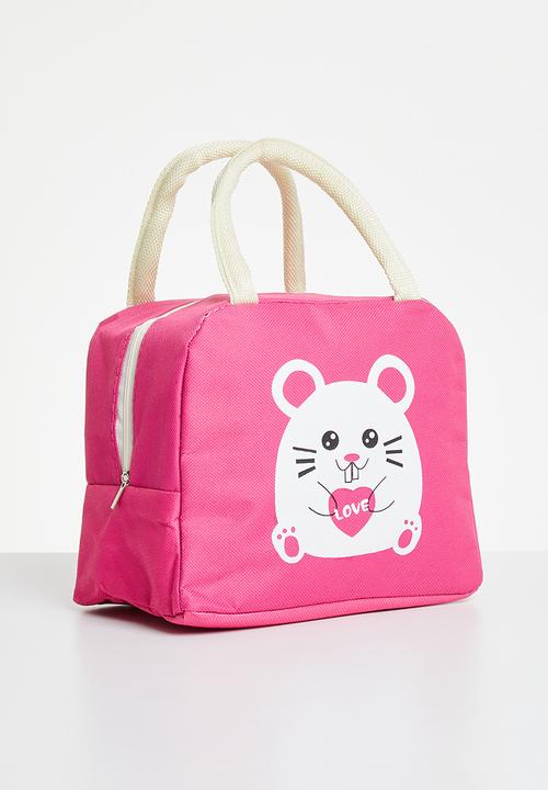 Pop Candy - Girls kitty lunch bag - pink