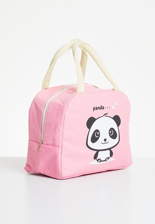 Pop Candy - Girls panda lunch bag - pink