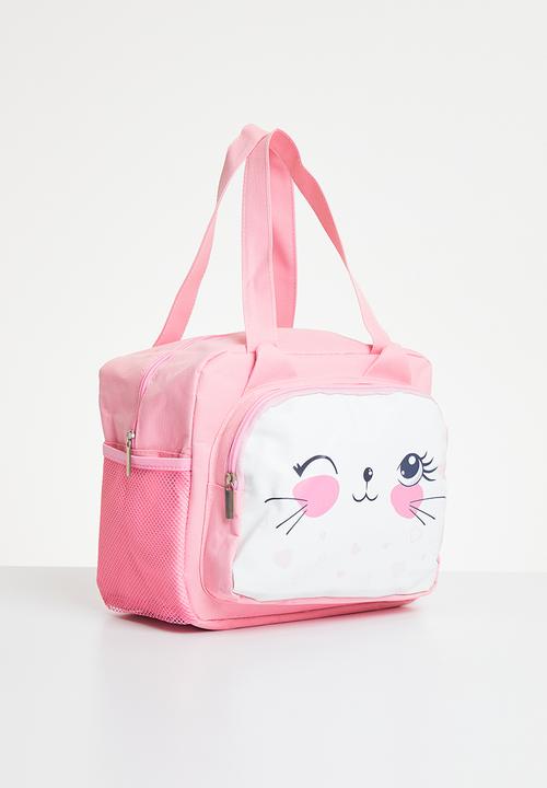 Pop Candy - Girls lunch bag - pink & white