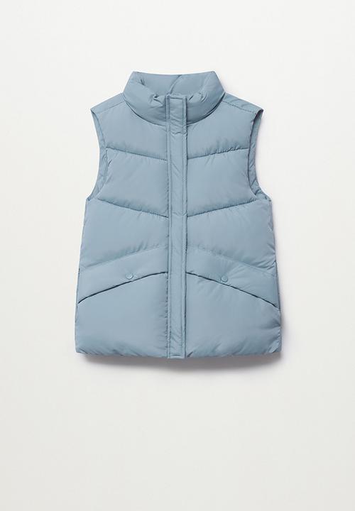 MANGO - Waistcoat nerea - blue