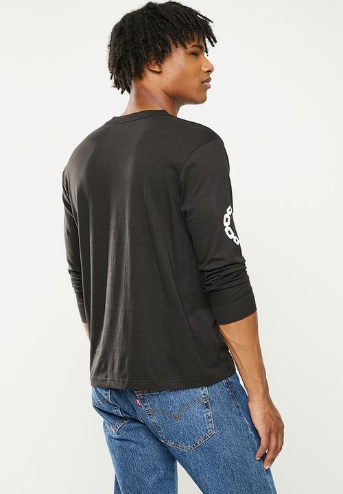 Crooks & Castle - Cypress hill long sleeve tee - black