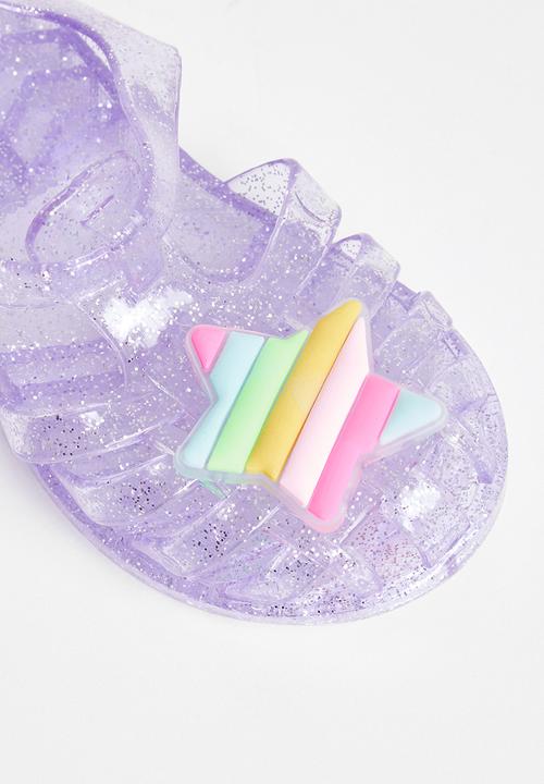 Pop Candy - Girls cage sandal - purple
