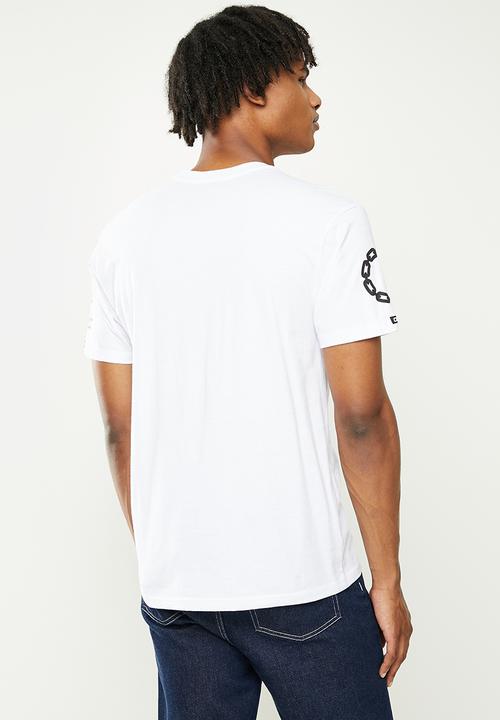 Crooks & Castle - Cypress hill skull tee - white