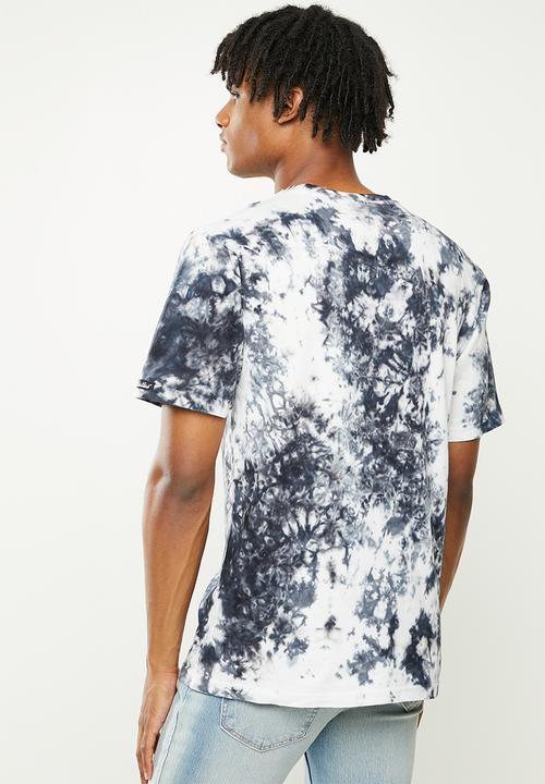 Crooks & Castle - Death row/crooks angels tie dye tee - black