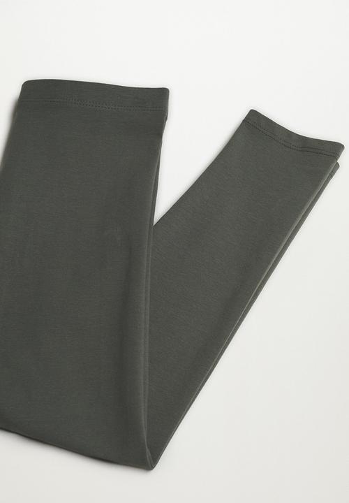 MANGO - Leggings elio - khaki 