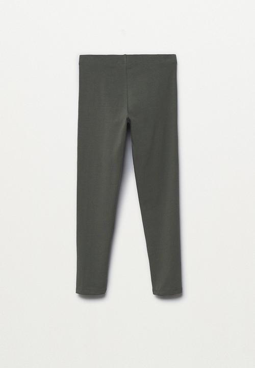 MANGO - Leggings elio - khaki 