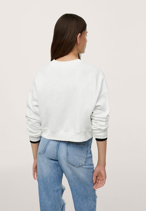 MANGO - Sweatshirt alexa - white
