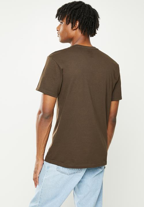 Vans - Left chest logo plus short sleeve - brown