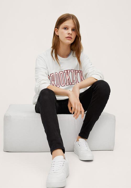 MANGO - Sweatshirt miami - white