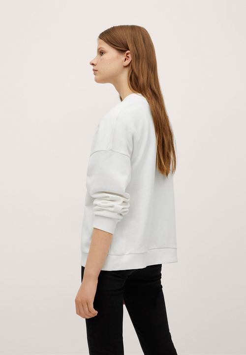 MANGO - Sweatshirt miami - white