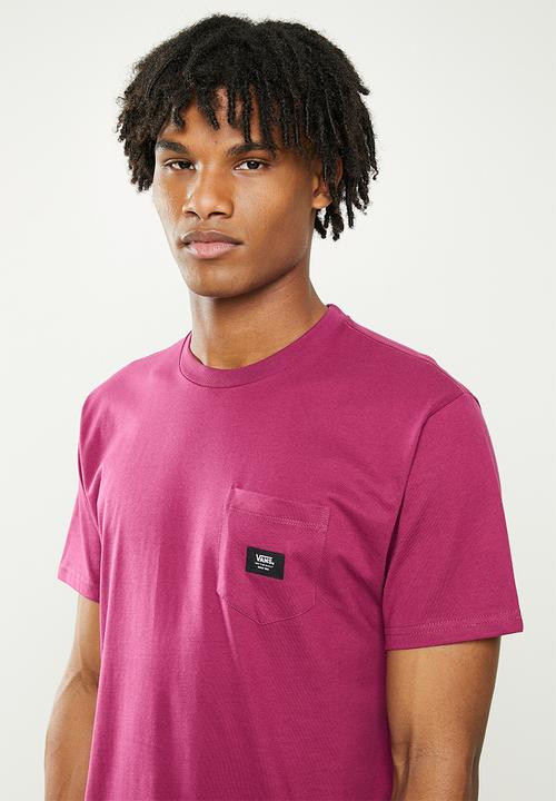 Vans - Woven patch pocket m - raspberry 
