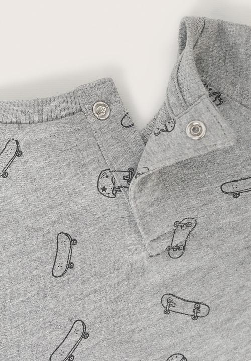 MANGO - Sweatshirt rollers - grey