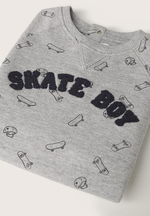 MANGO - Sweatshirt rollers - grey