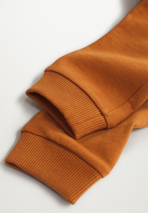 MANGO - Trousers barna - caramel 