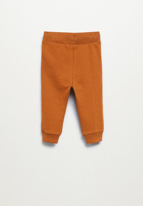 MANGO - Trousers barna - caramel 