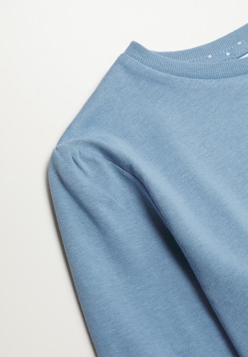 MANGO - T-shirt basica1 - blue