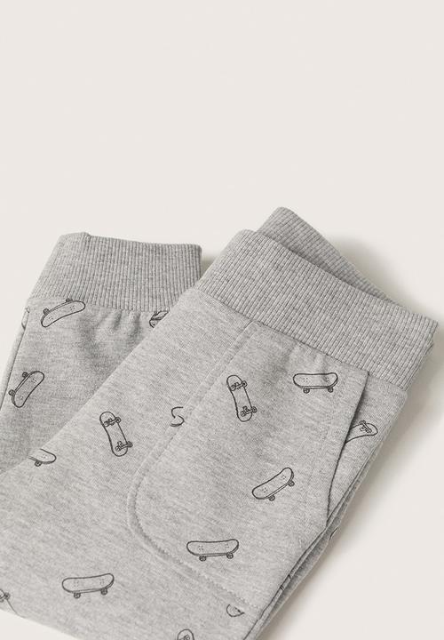 MANGO - Trousers roller - grey