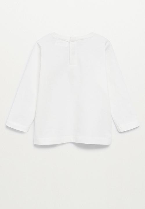 MANGO - T-shirt attitude - white