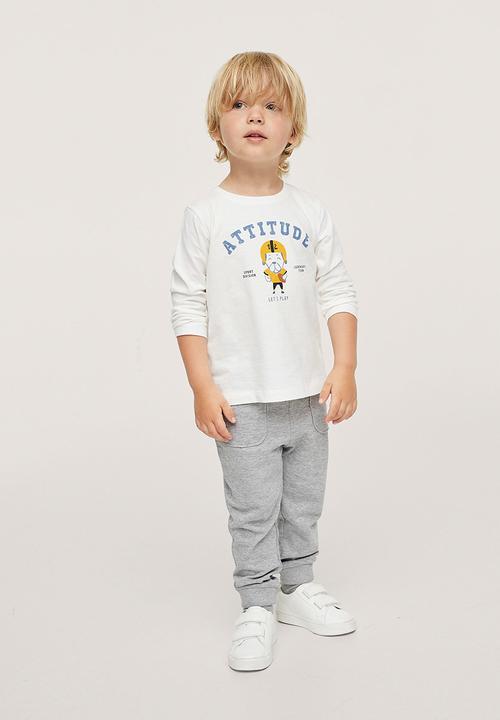 MANGO - T-shirt attitude - white
