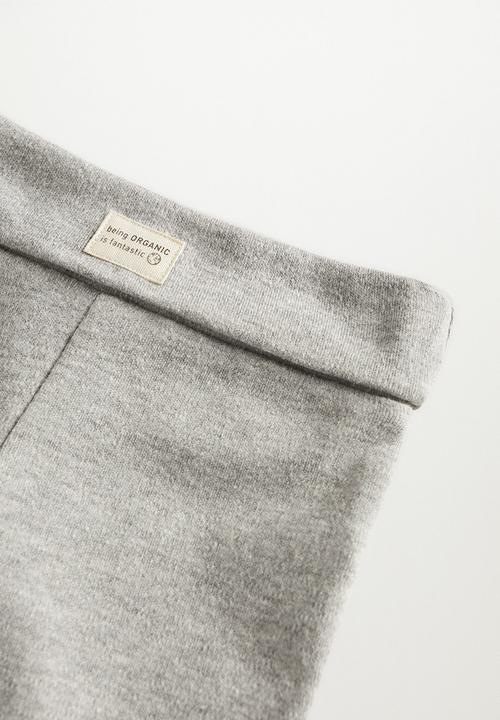 MANGO - Trousers polaina - grey