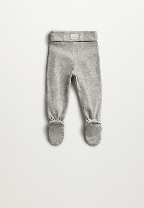 MANGO - Trousers polaina - grey