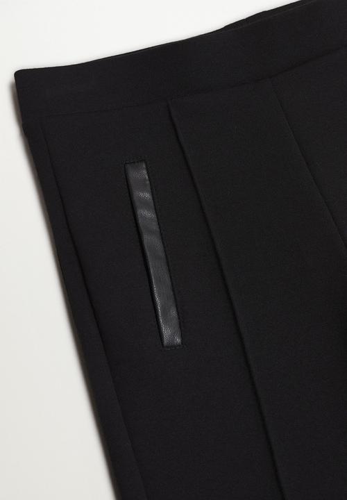 MANGO - Leggings roma - black