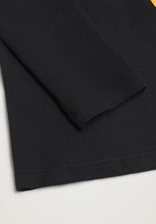 MANGO - T-shirt tiger - black