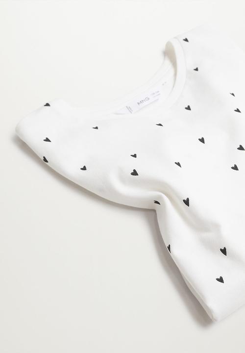 MANGO - T-shirt basicap - white