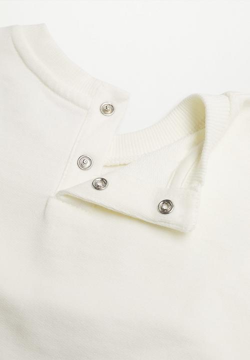 MANGO - Sweatshirt peter - off white
