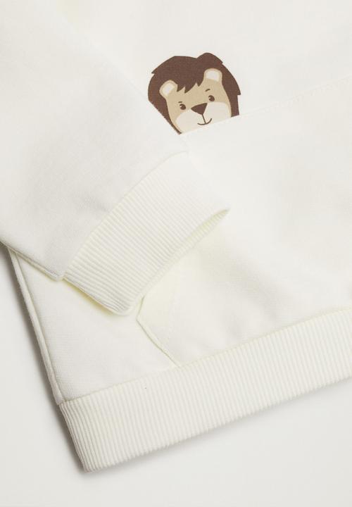 MANGO - Sweatshirt peter - off white