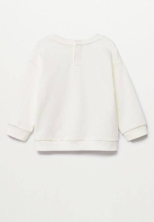MANGO - Sweatshirt peter - off white