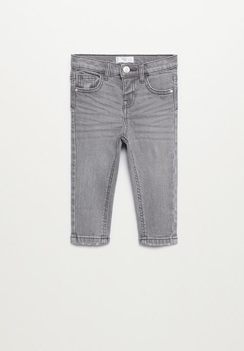 MANGO - Jeans slimb - grey 