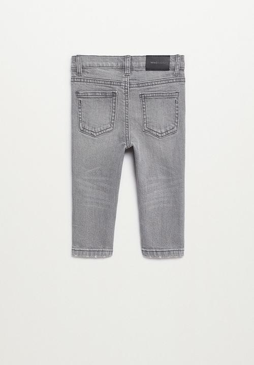 MANGO - Jeans slimb - grey 