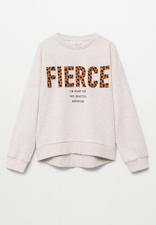 MANGO - Sweatshirt dublini - sand 